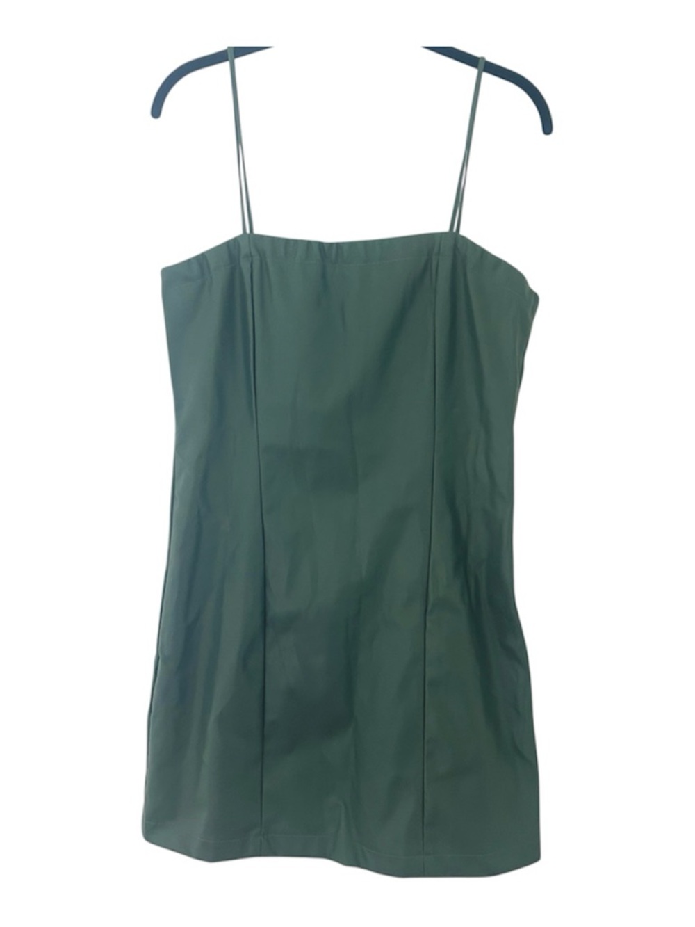Love Tree Dark Green Spaghetti Strap Slip Dress